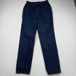 Rocky Mountain Jeans Womens 9/10 Blue High Rise Straight Leg 32 Inseam Western
